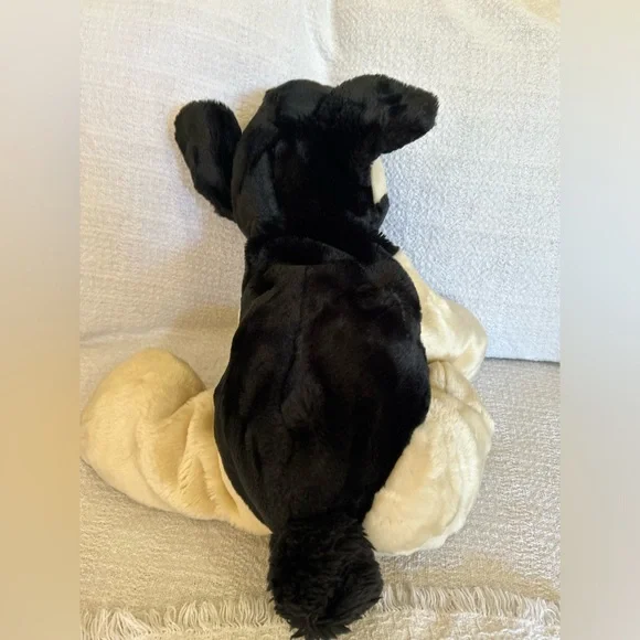 Plush Black and Cream German Shepherd Dog Toy So Soft! - Picture 5 of 6